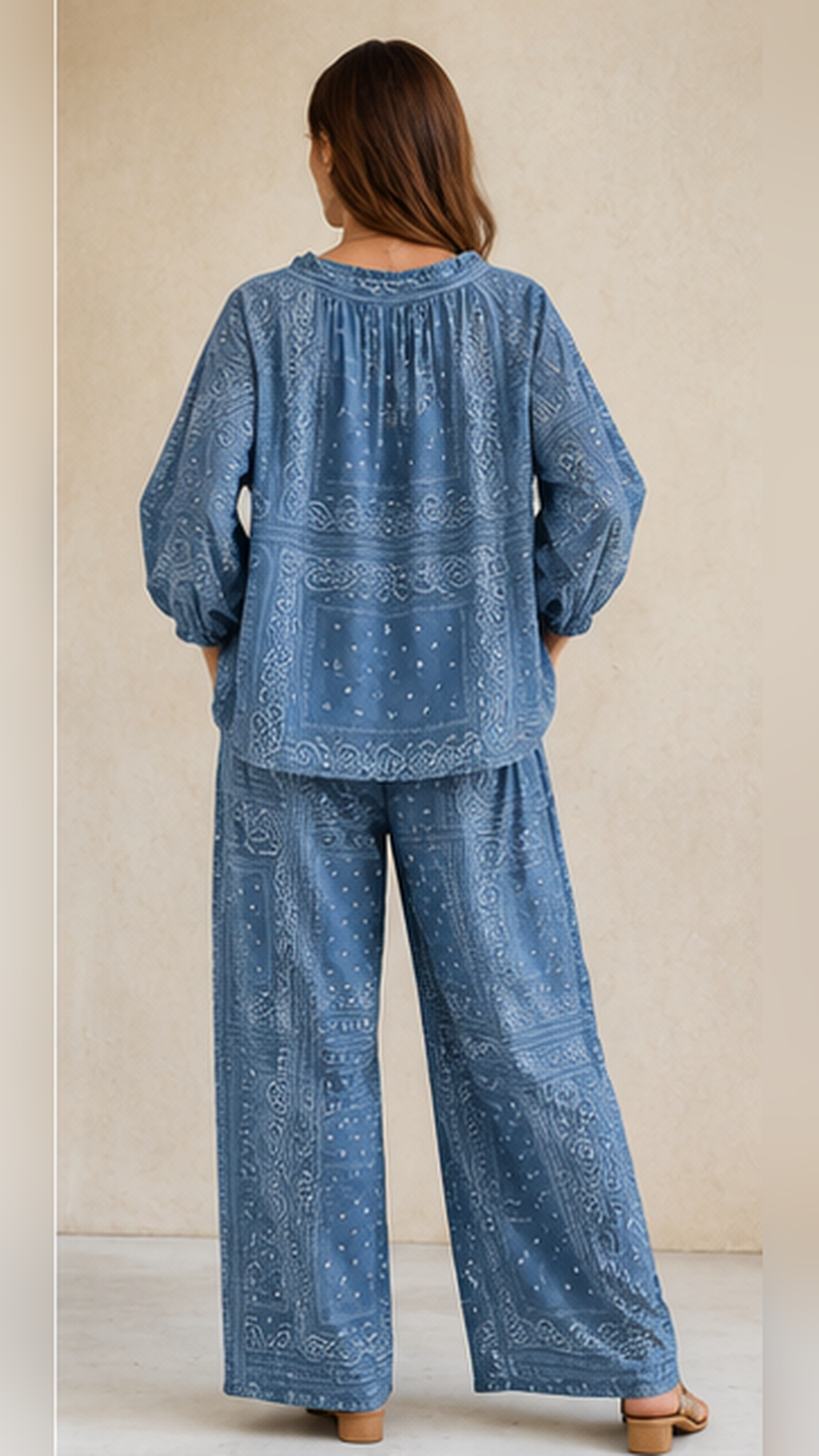 Boho Paisley Lounge Set