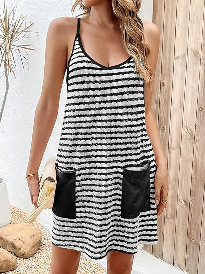 Womens Tennis Athletic Dress Mini Romper Dress with Built in Shorts Summer Vacation Outfits