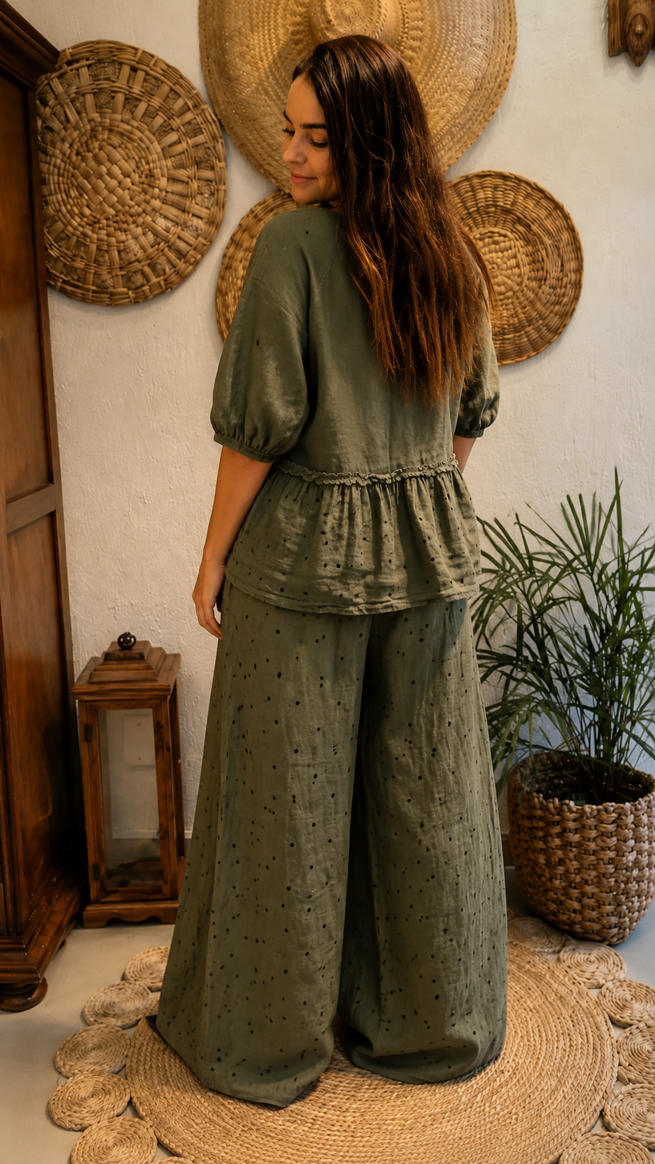 Relaxed Polka Dot Lounge Set