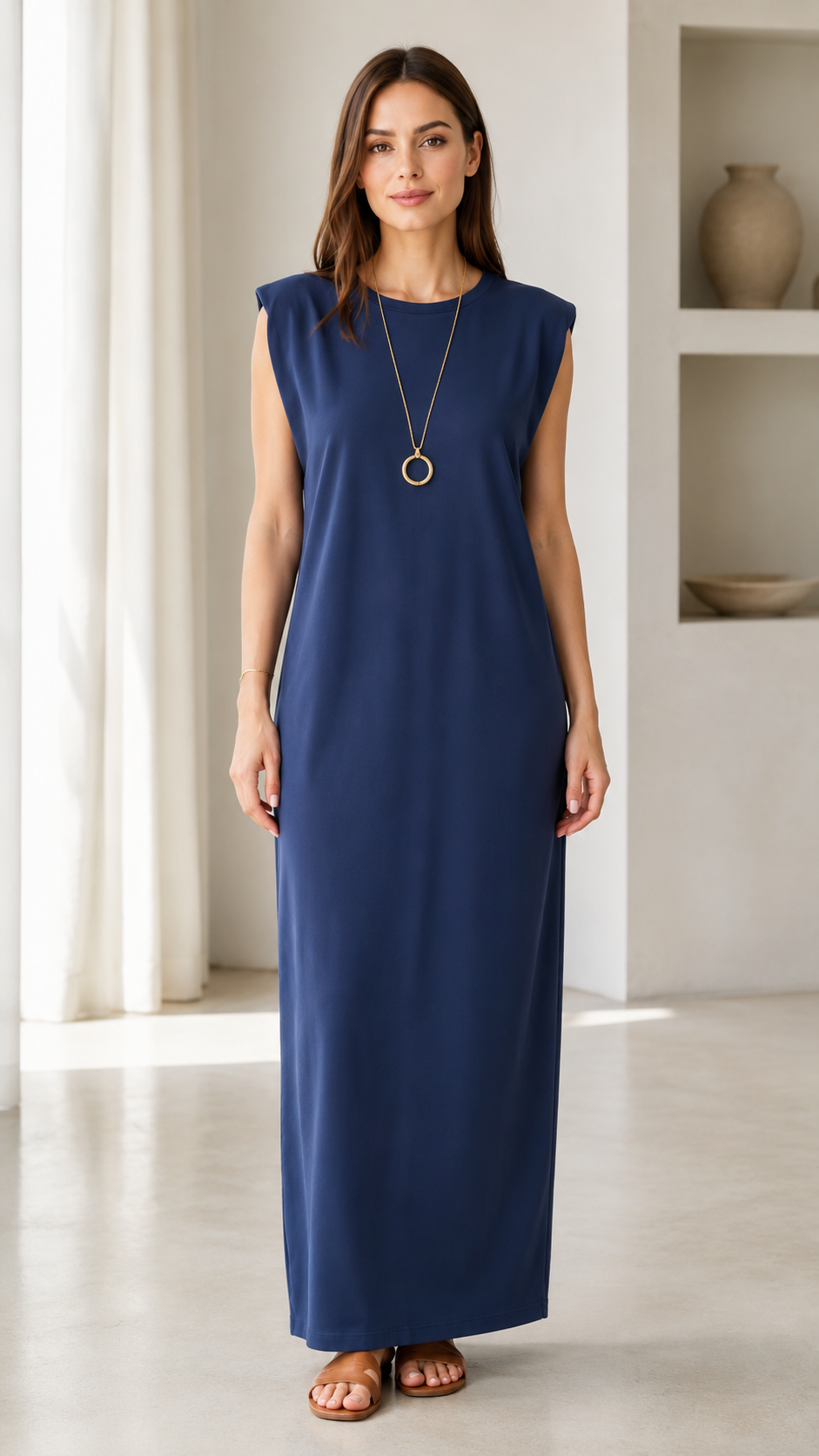 Monroe Sleeveless Maxi Dress
