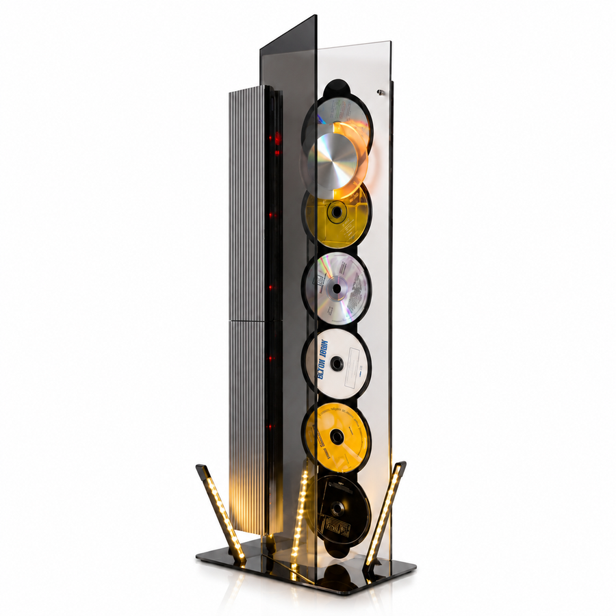 Night listening room CD display