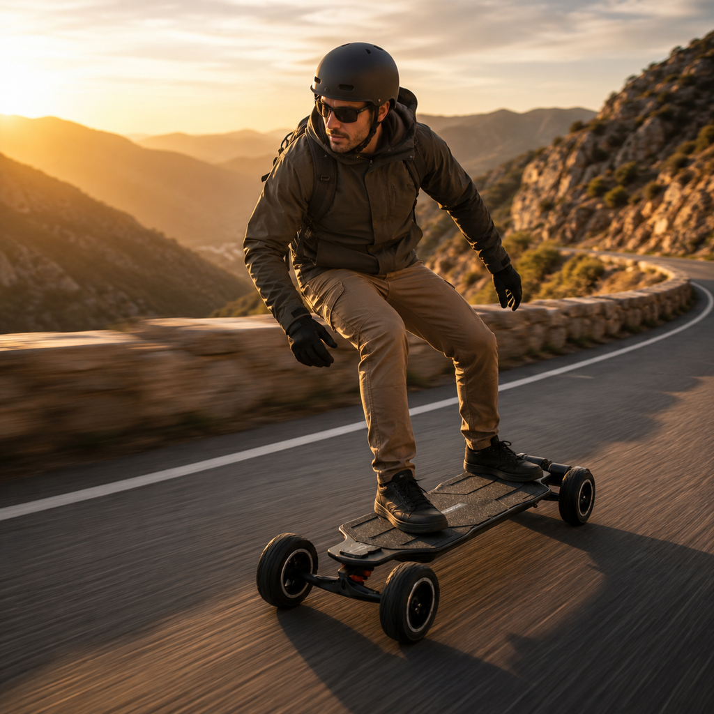 All-Terrain 4WD Electric Skateboard - Built for Street & Trail