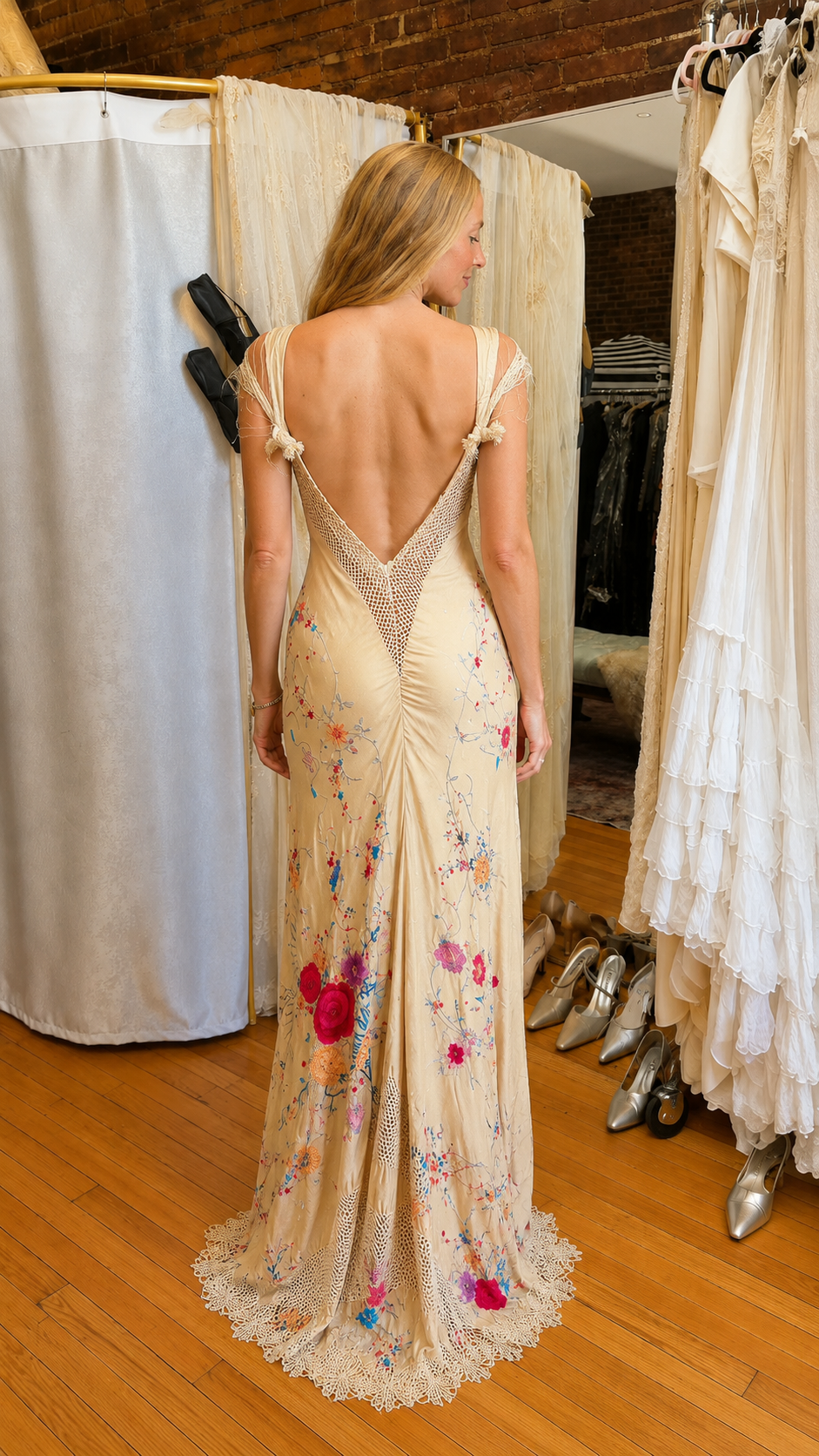 Floral Lace Maxi Dress