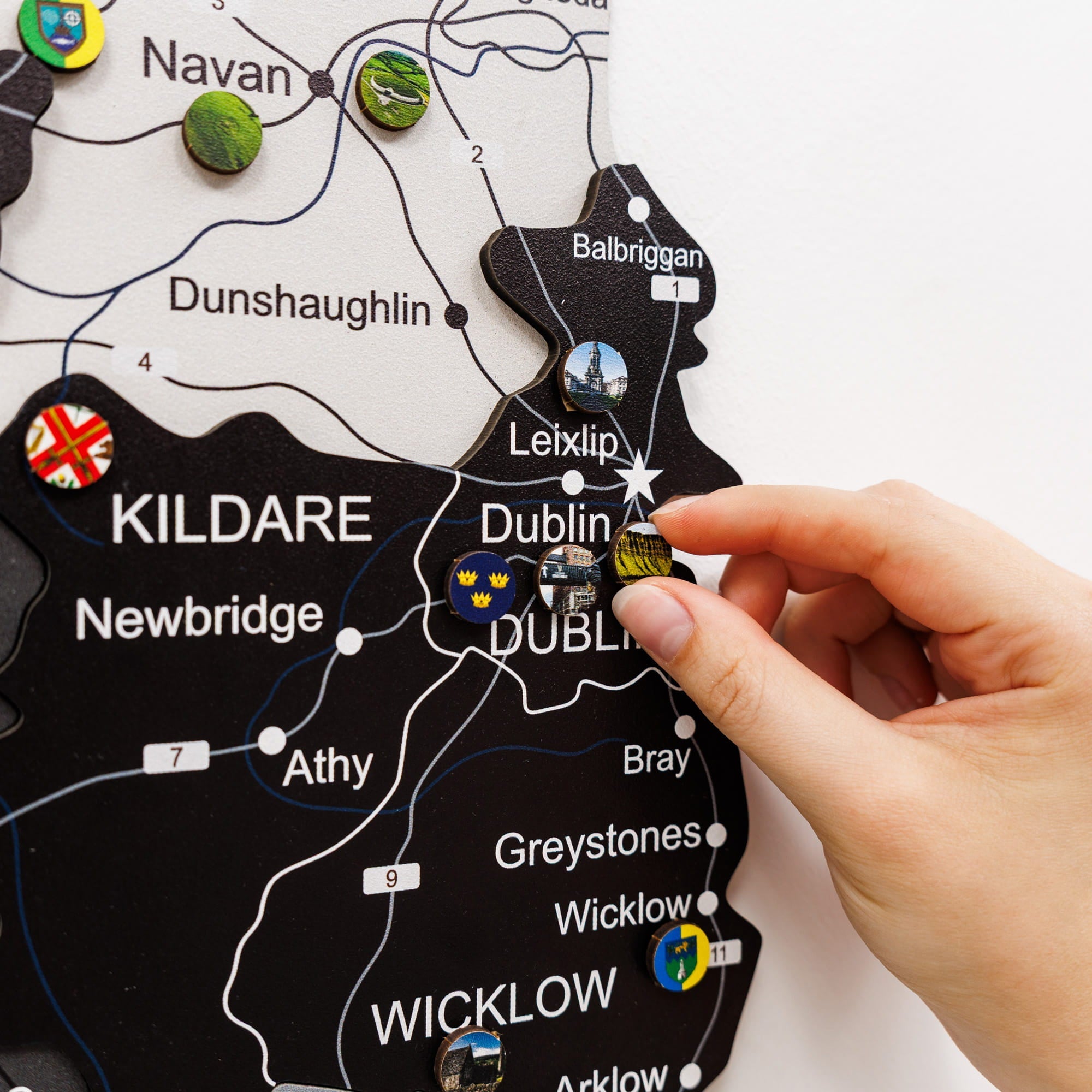 3D Wooden Map of Ireland - Nordik