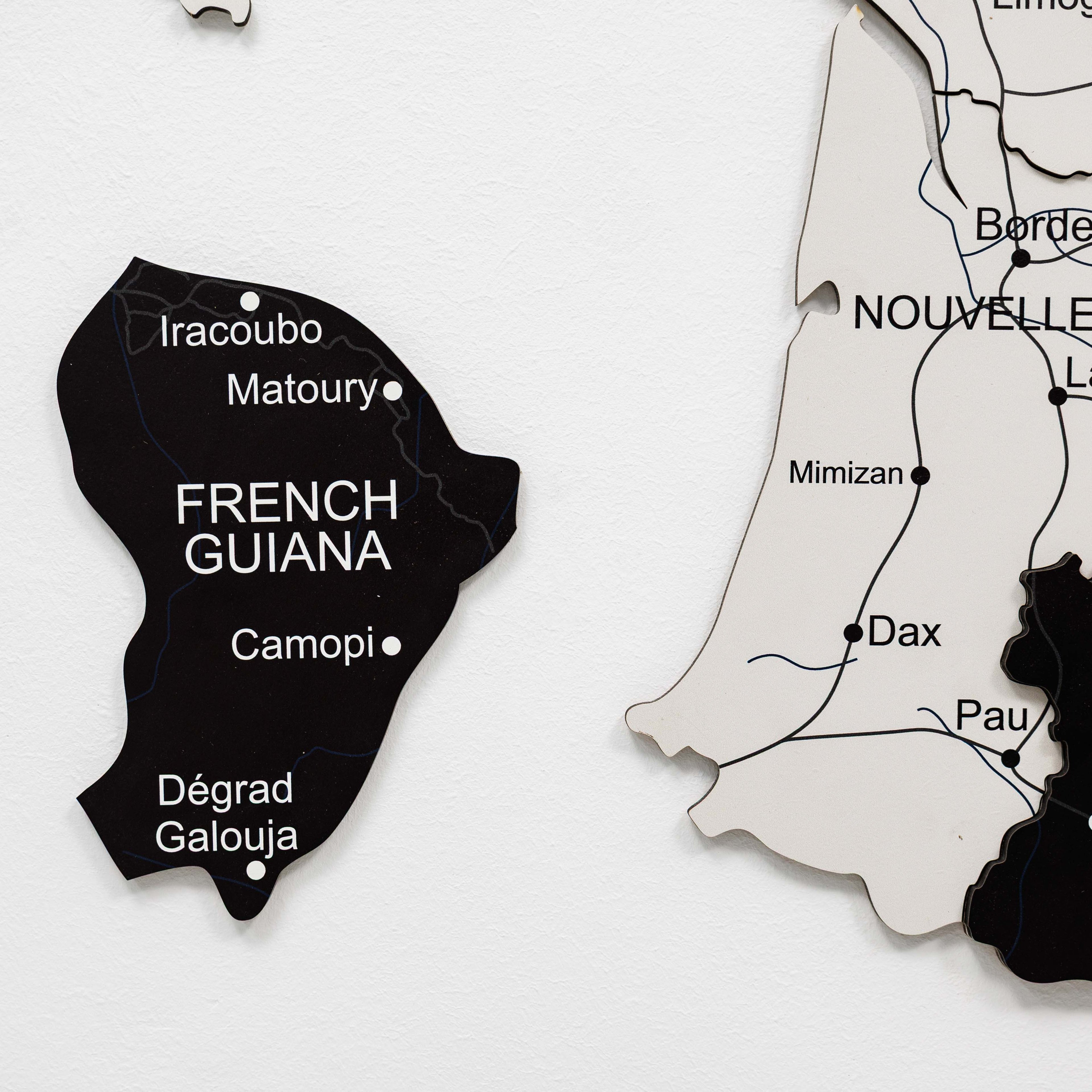 Wooden Map of France - Nordik