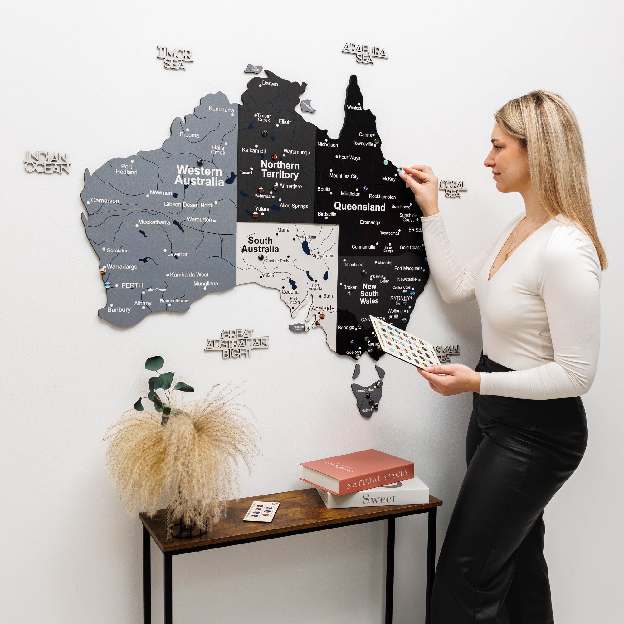 3D Wooden Map of Australia - Nordik